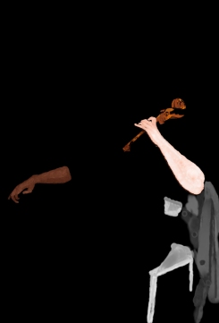 Cellist: an exercise in negative space