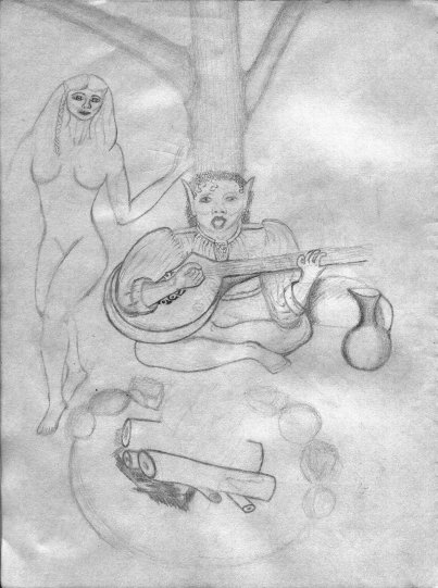 Memories of Magic (unfinished pencil sketch)